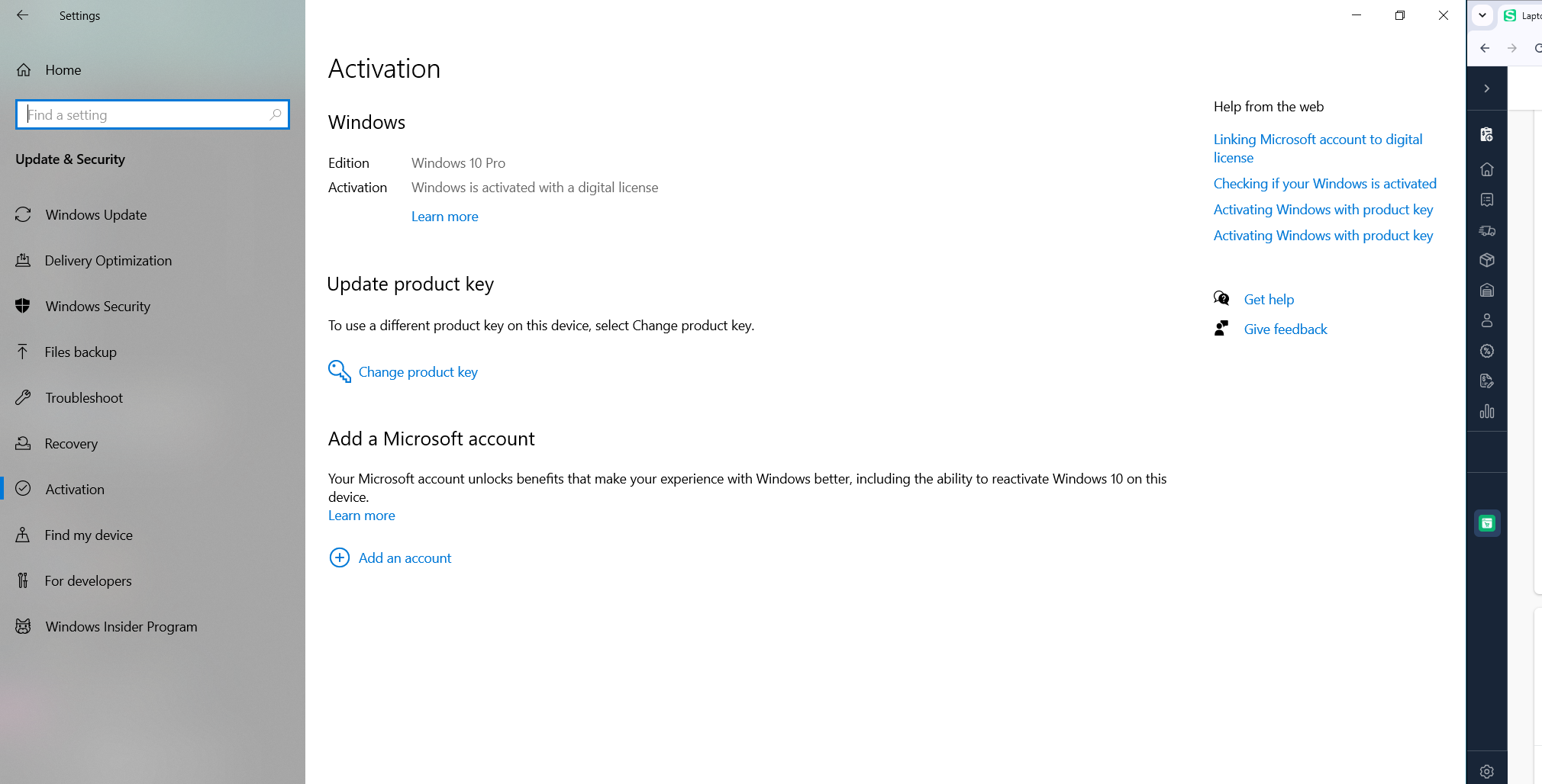 Kiểm tra bản quyền Windows trên máy tính.