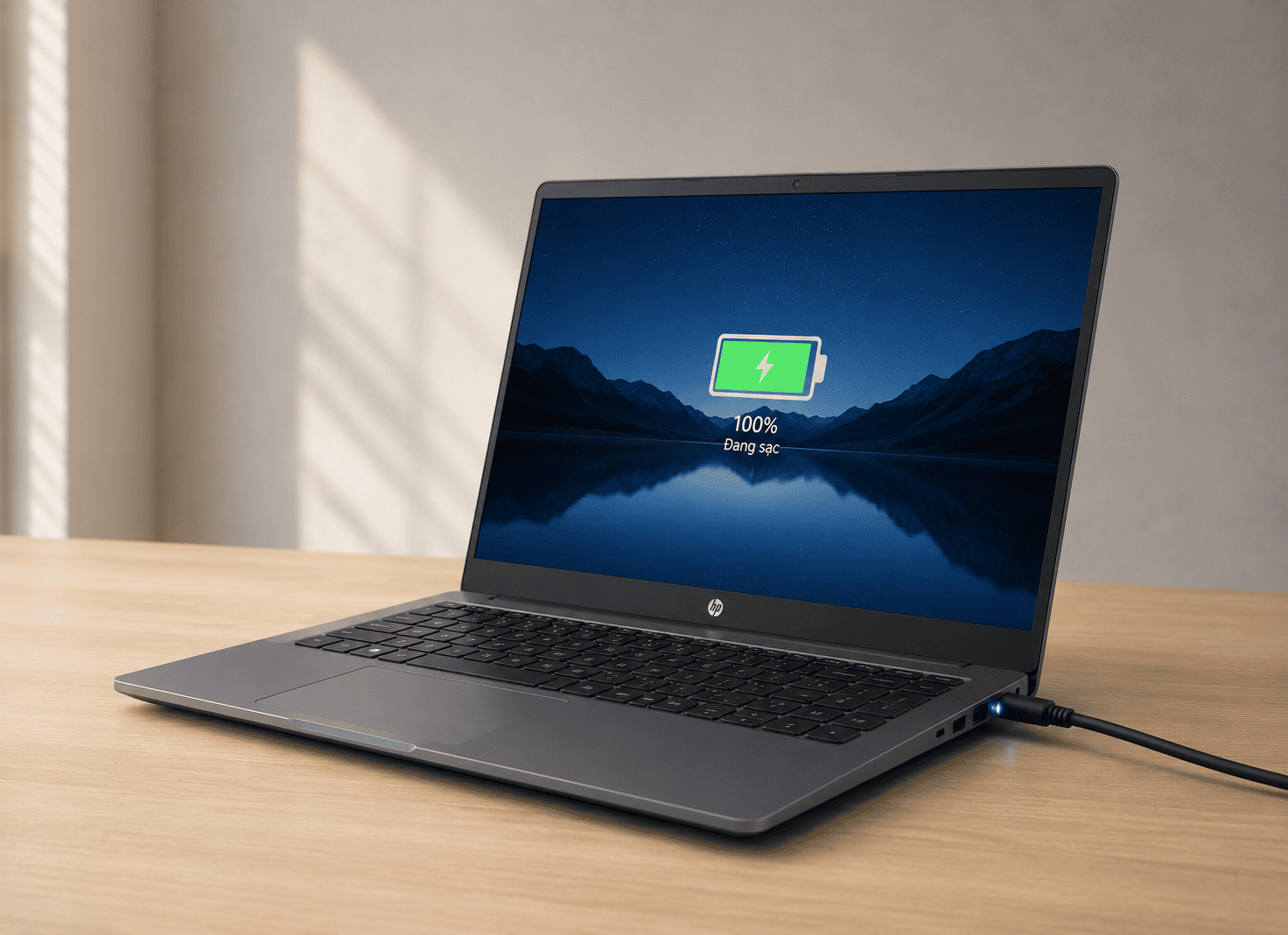 Laptop cắm sạc liên tục có chai pin không.