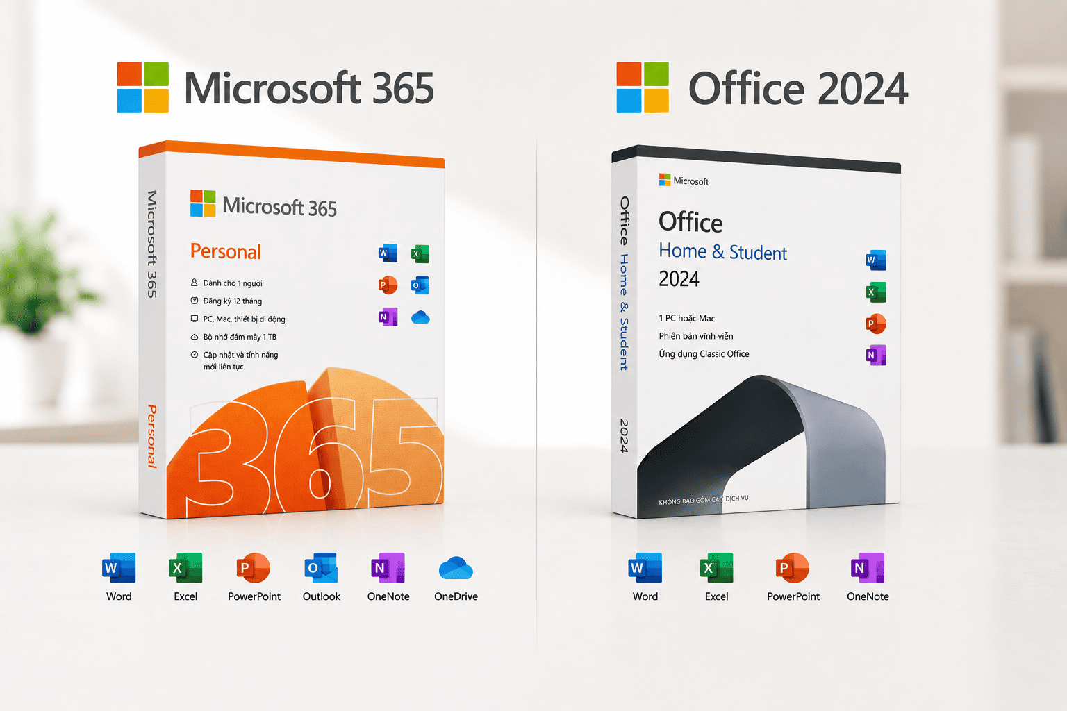 Office cho sinh viên nên chọn gói nào.