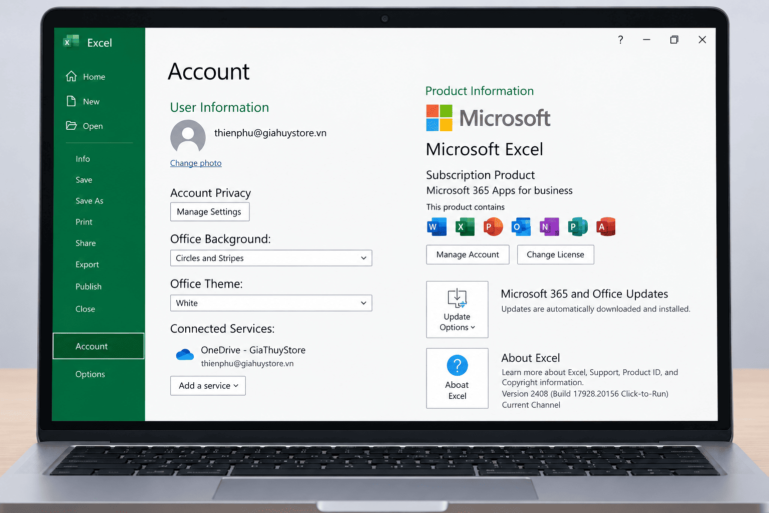 Microsoft Excel bản quyền phù hợp với công việc kế toán và tài chính