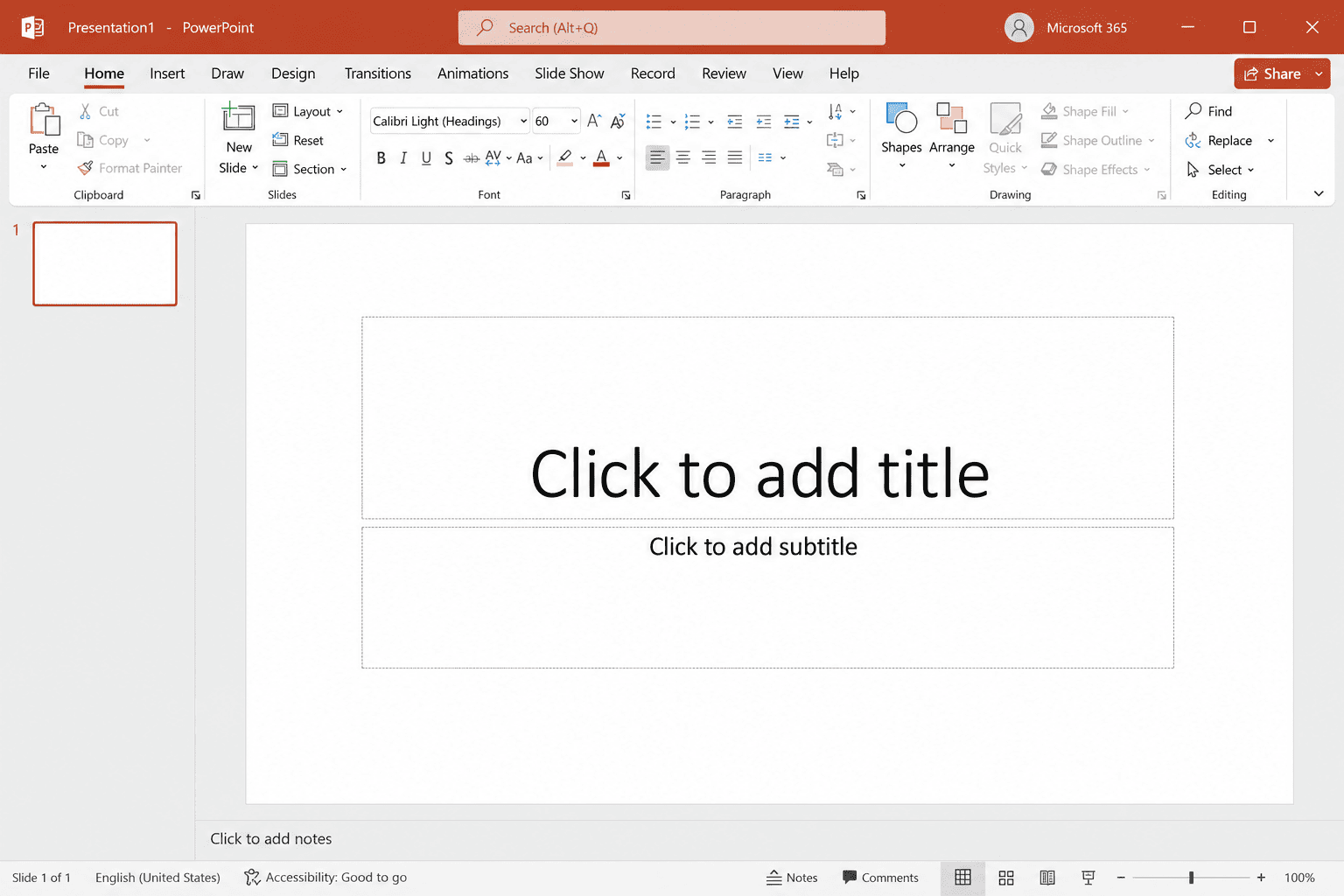 Microsoft PowerPoint bản quyền trên máy tính phục vụ công việc