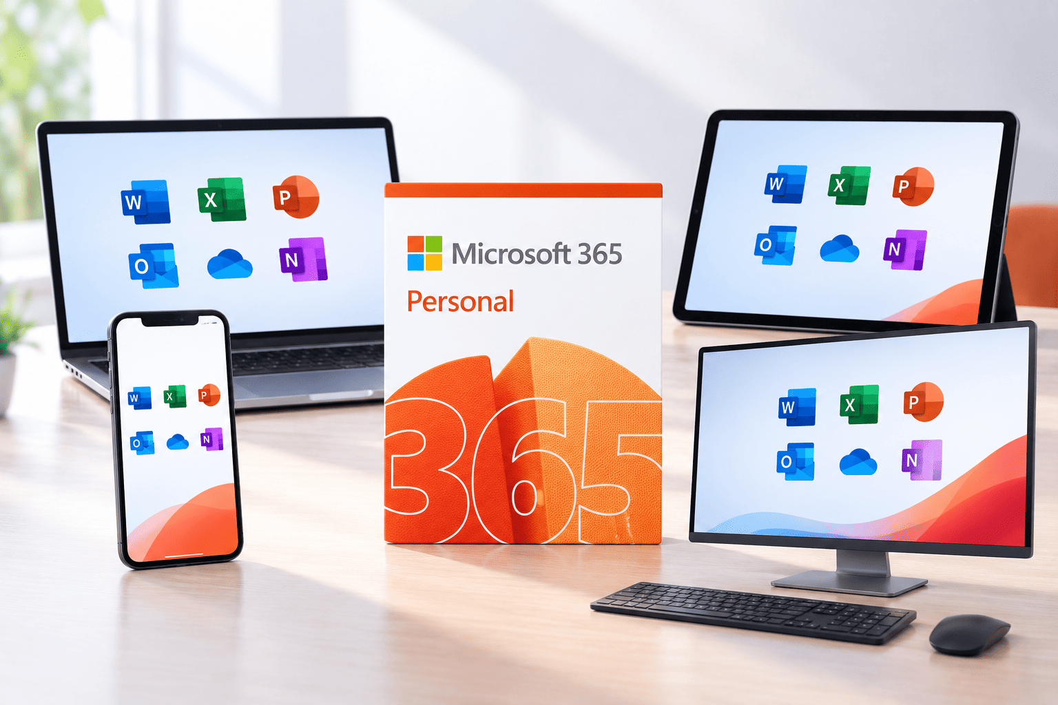 Microsoft 365 Personal sử dụng trên nhiều thiết bị