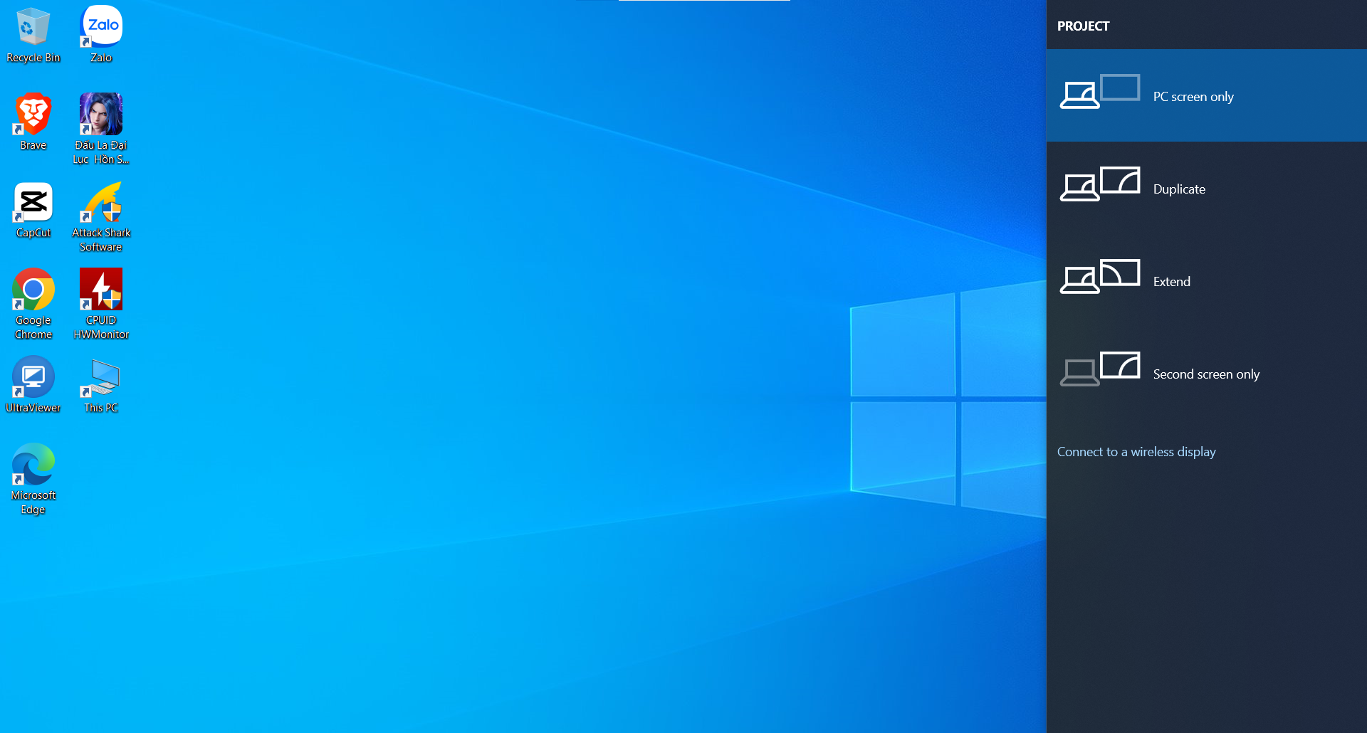Laptop kết nối TV nhưng không hiển thị hình ảnh