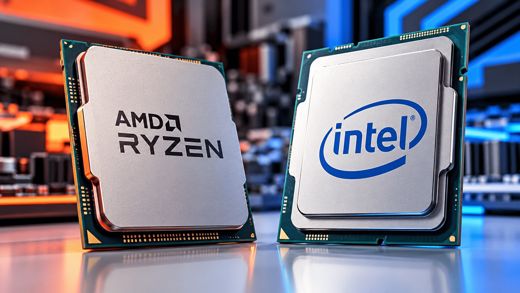 Các loại CPU phổ biến hiện nay của Intel và AMD