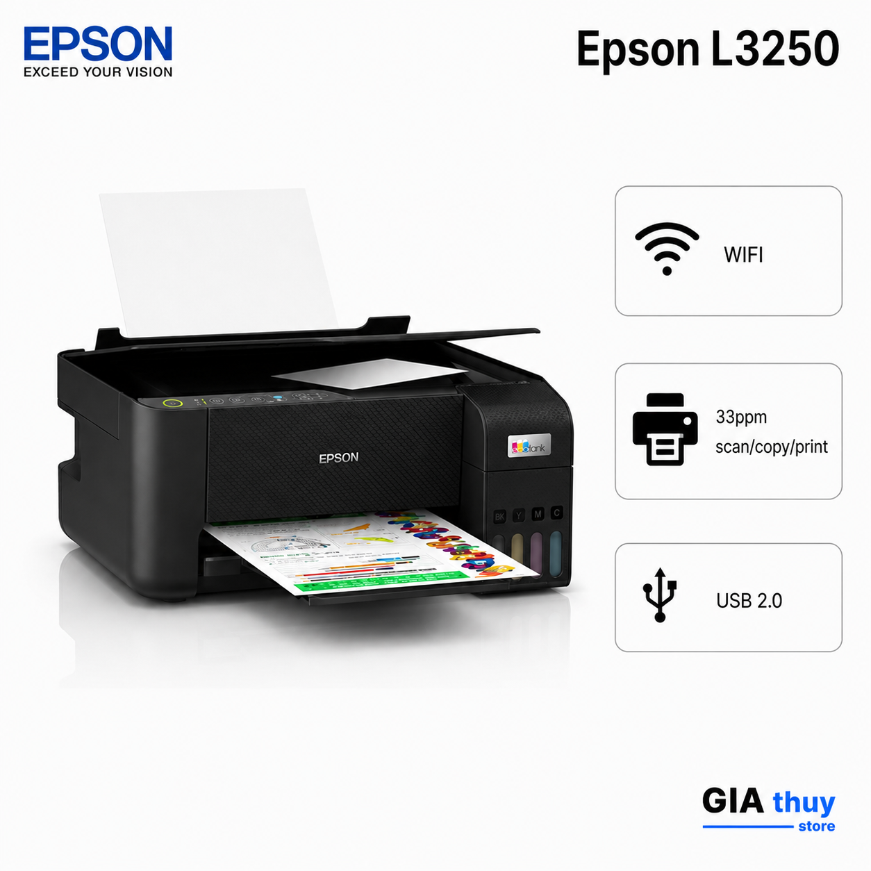 Các dòng máy in Epson EcoTank chính hãng giá tốt Đắk Lắk