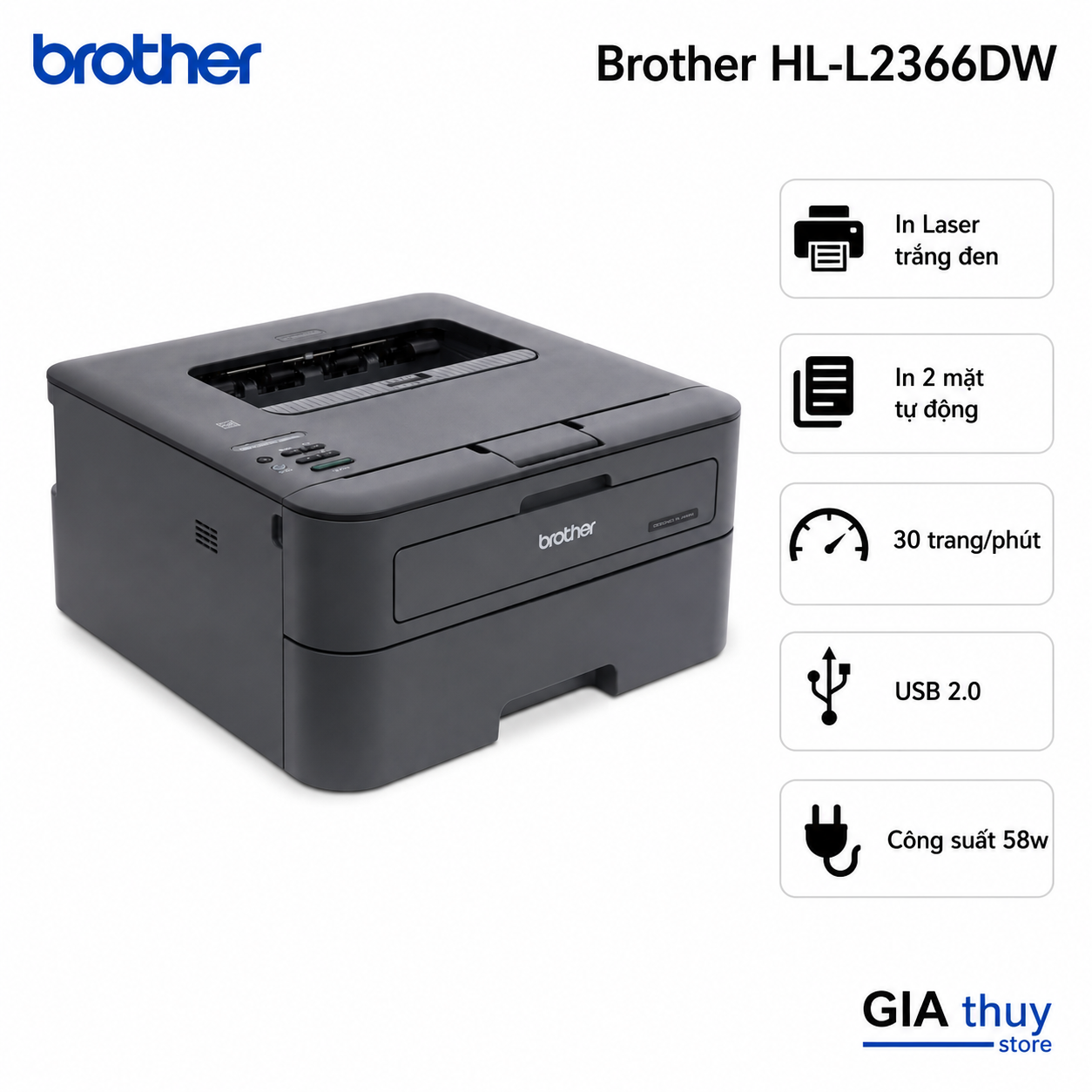 Các dòng máy in Brother laser chính hãng giá tốt Đắk Lắk