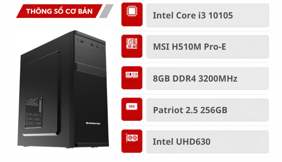 Máy tính văn phòng GIA THỤY STORE