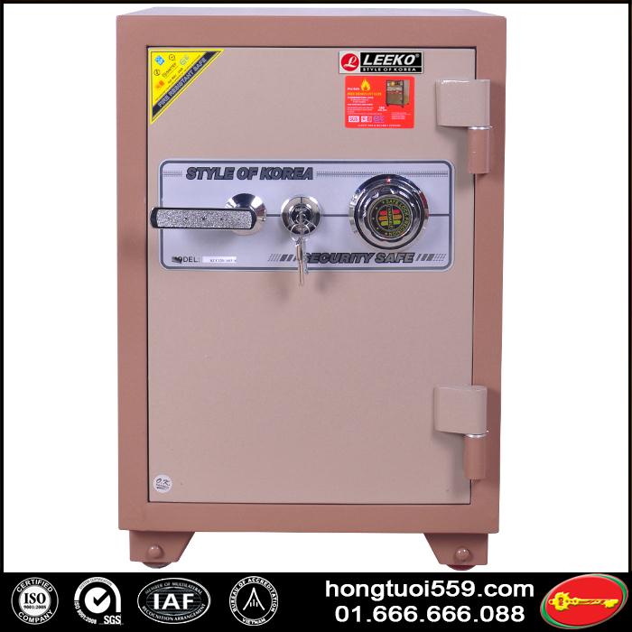 két sắt chống cháy 120 khóa cơ đồng