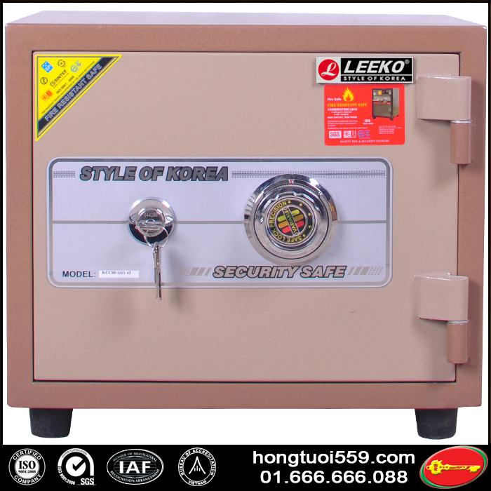 két sắt chống cháy khóa cơ đồng