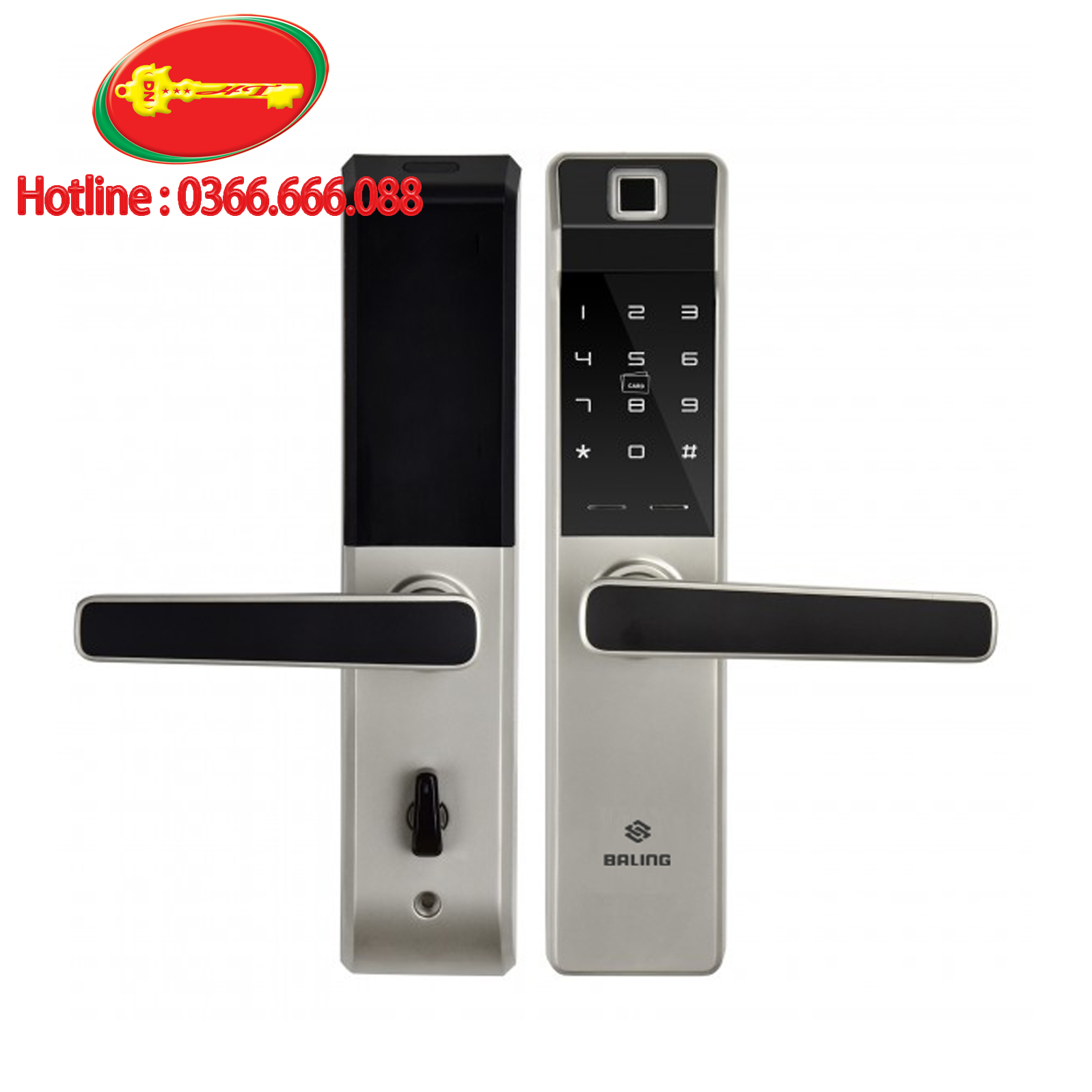 KHÓA VÂN TAY BALING NF21 THẺ MẬT MÃ