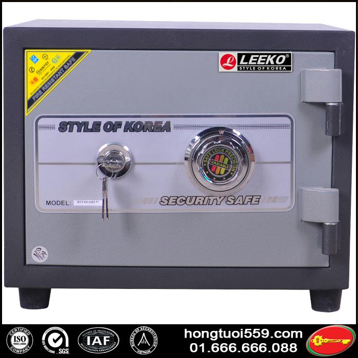 két sắt chống cháy 80 khóa cơ đen