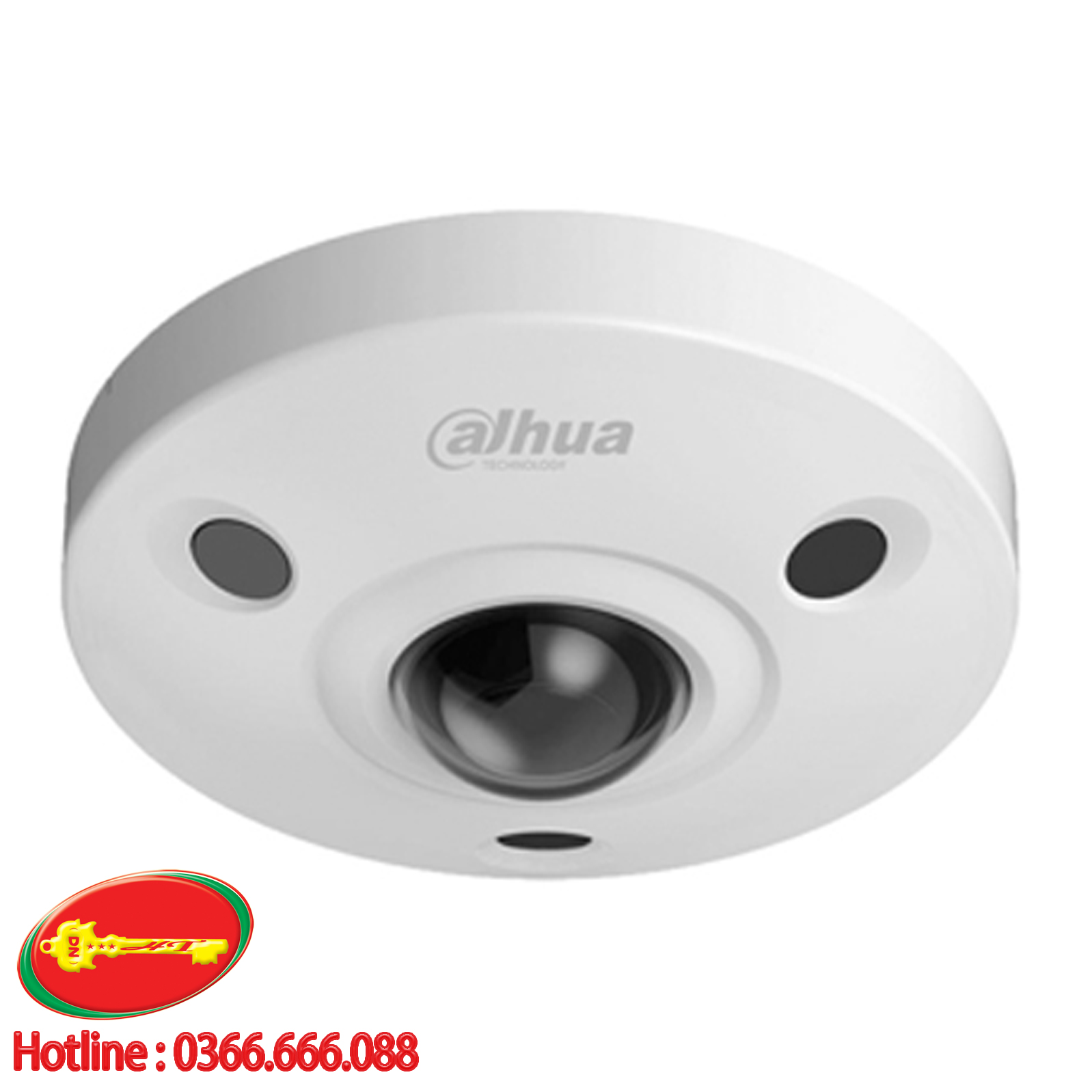 Camera IP Dahua IPC-EBW81230P (Fisheye; 12 Megapixel)