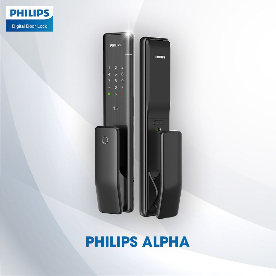 Khóa cửa thông minh Philips Alpha (Mở cửa từ xa thông qua Wifi - tính năng mở rộng)