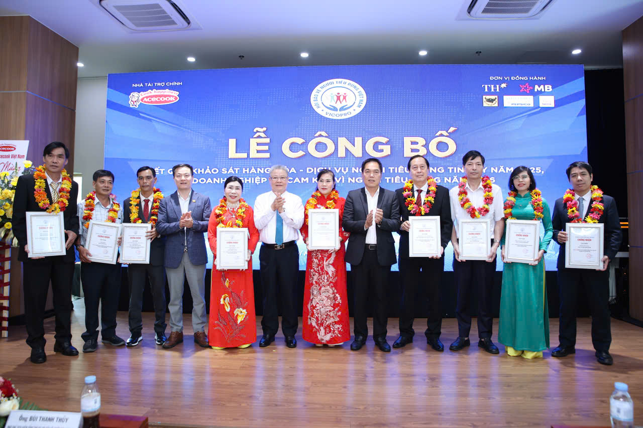 CÔNG BỐ HÀNG HÓA, DỊCH VỤ NGƯỜI TIÊU DÙNG TIN CẬY NĂM 2025