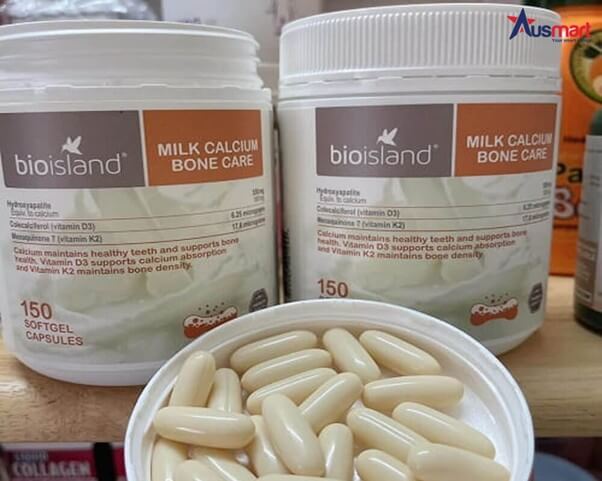 Viên sữa bổ sung canxi Bio Island Milk Calcium Bone Care