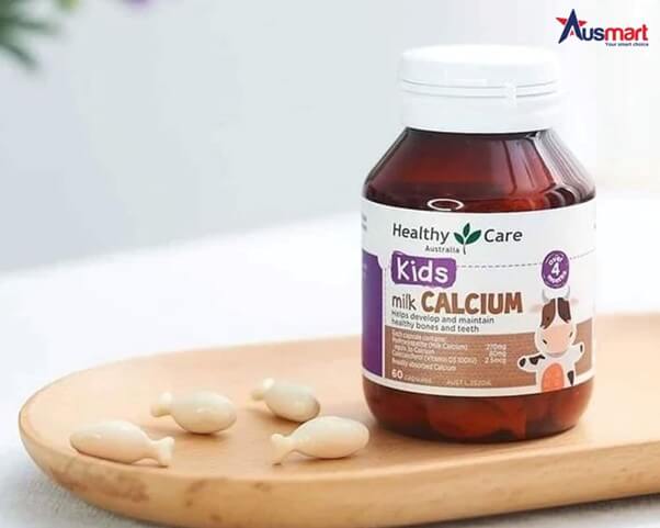 Viên nang bổ sung canxi sữa cho bé Healthy Care Milk Calcium