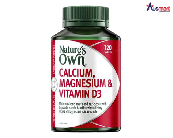 Thực phẩm chức năng bổ sung canxi Nature’s Own Calcium, Magnesium & Vitamin D3