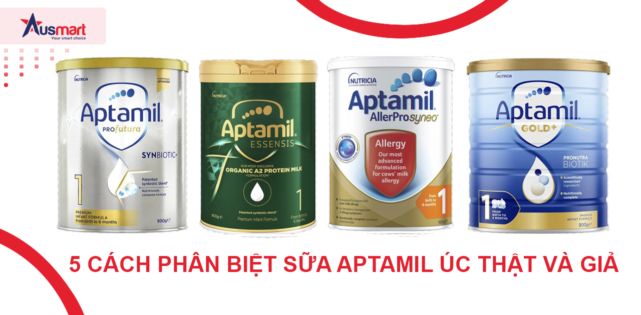 Cách Phân Biệt Sữa Aptamil Úc Thật Và Giả