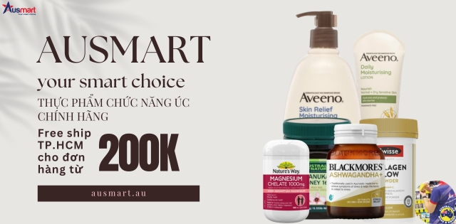 Ausmart.au chuyên phân phối thực phẩm chức năng Úc chính hãng