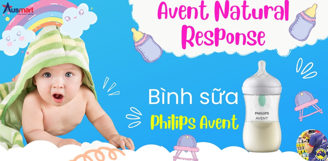 Bình sữa Avent Natural Response Feeding Bottle