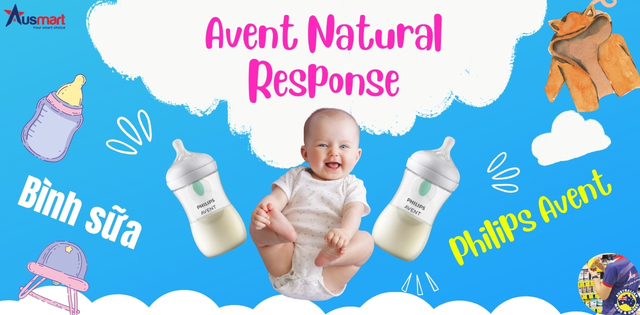 Bình sữa Avent Natural Response Feeding Bottle