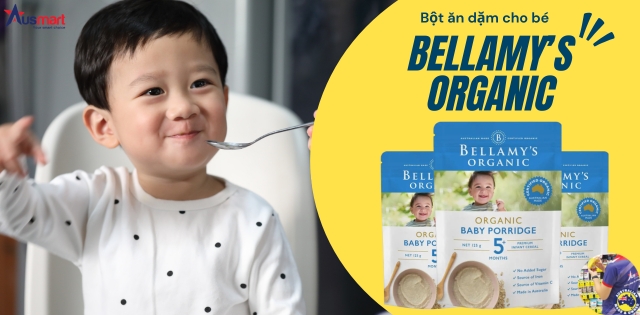 Bột ăn dặm Bellamy’s Organic cho bé Baby Porridge Premium