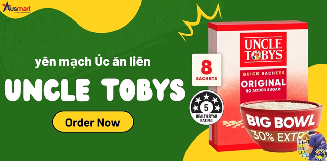 Yến mạch Úc ăn liền Uncle Tobys Quick Sachets