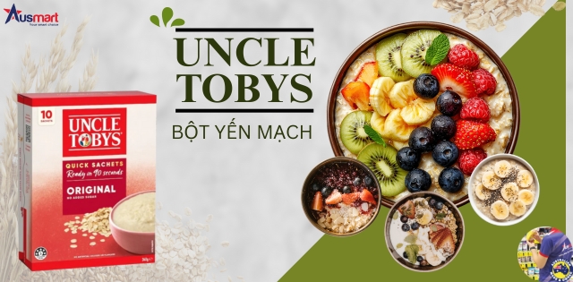 Bột yến mạch Uncle Tobys Quick Sachets Original