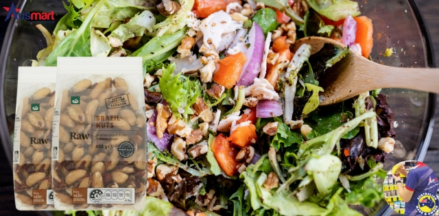 Salad Hạt hạch Brazil Raw Nuts Woolworths Salad Hạt hạch Brazil Raw Nuts Woolworths