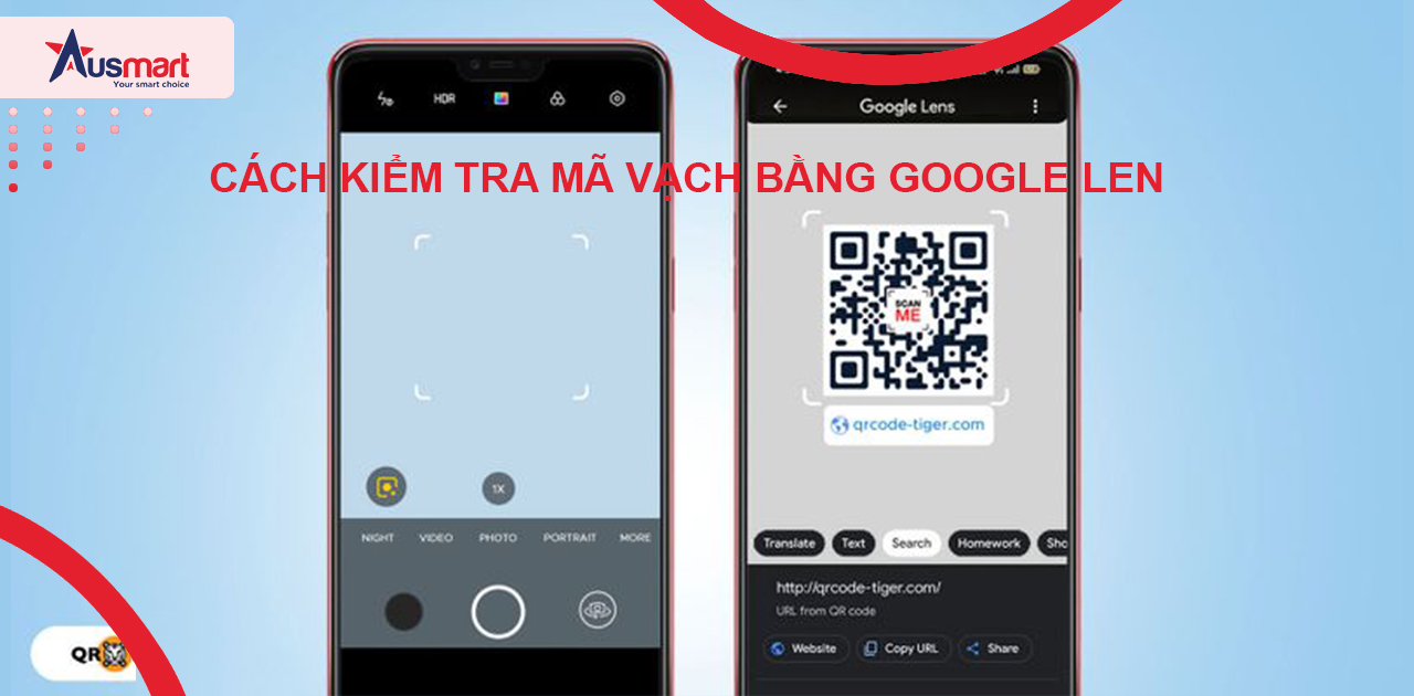 quét mã vạch bằng Google Len