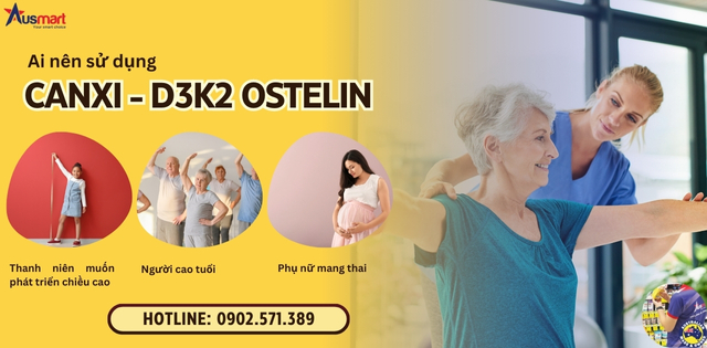Ai nên uống viên uống Calcium & Vitamin D3K2 Ostelin