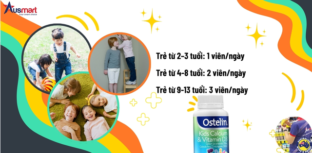 Cách sử dụng Canxi Ostelin Kids Calcium & Vitamin D3 cho bé hiệu quả Cách sử dụng Canxi Ostelin Kids Calcium & Vitamin D3 cho bé hiệu quả