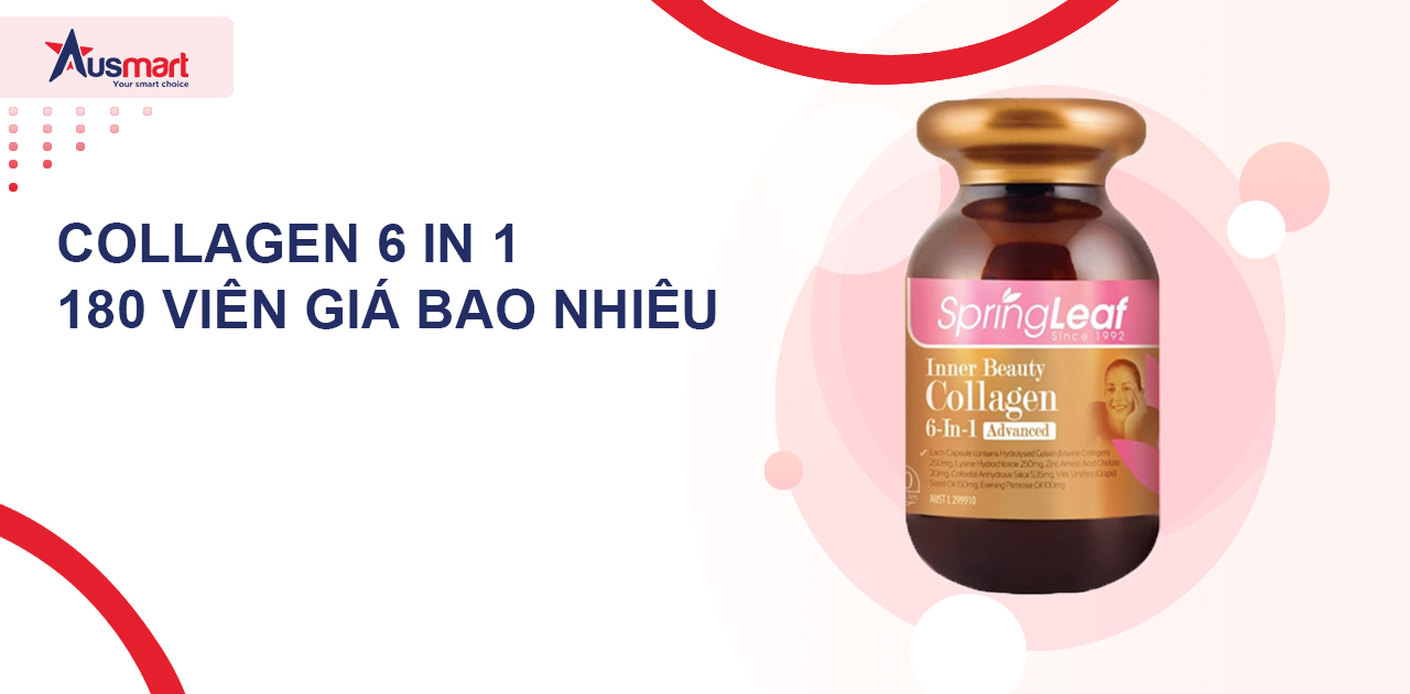 Collagen 6 In 1 180 Viên giá bao nhiêu?