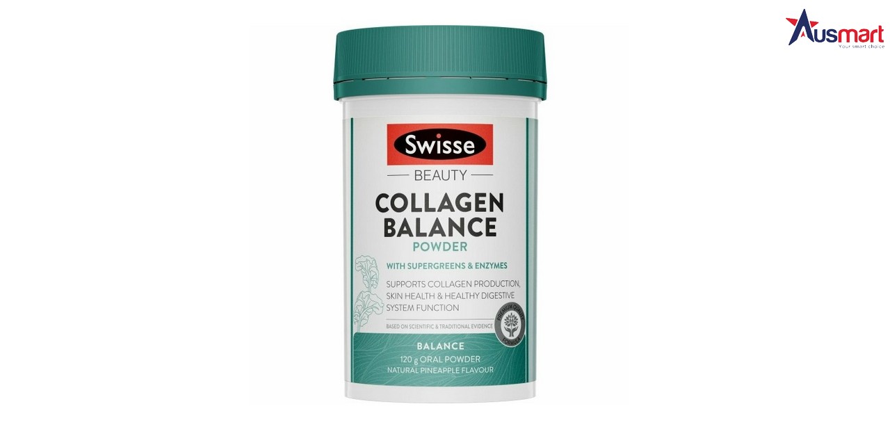 Collagen úc tốt nhất hiện nay dạng bột Swisse Beauty Collagen Balance Powder