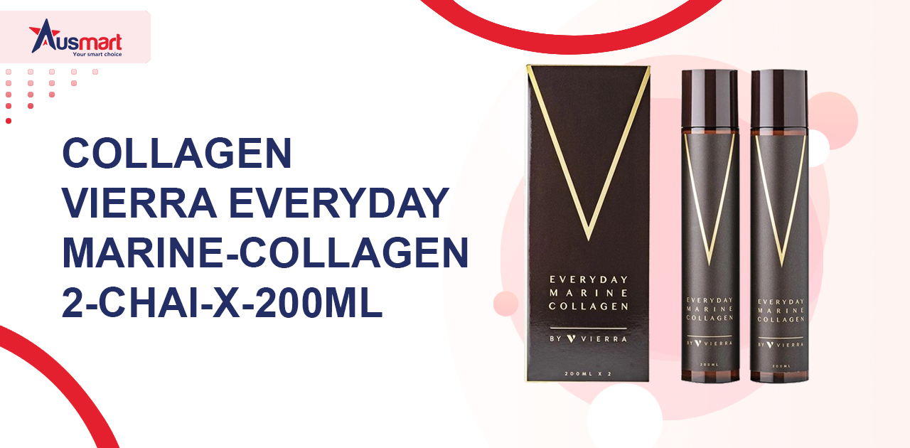 Collagen dạng nước Vierra Everyday Marine Collagen 2 chai x 200ml