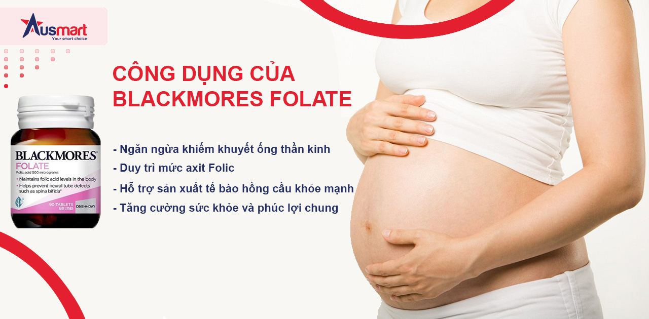 Công dụng của Blackmores Folate