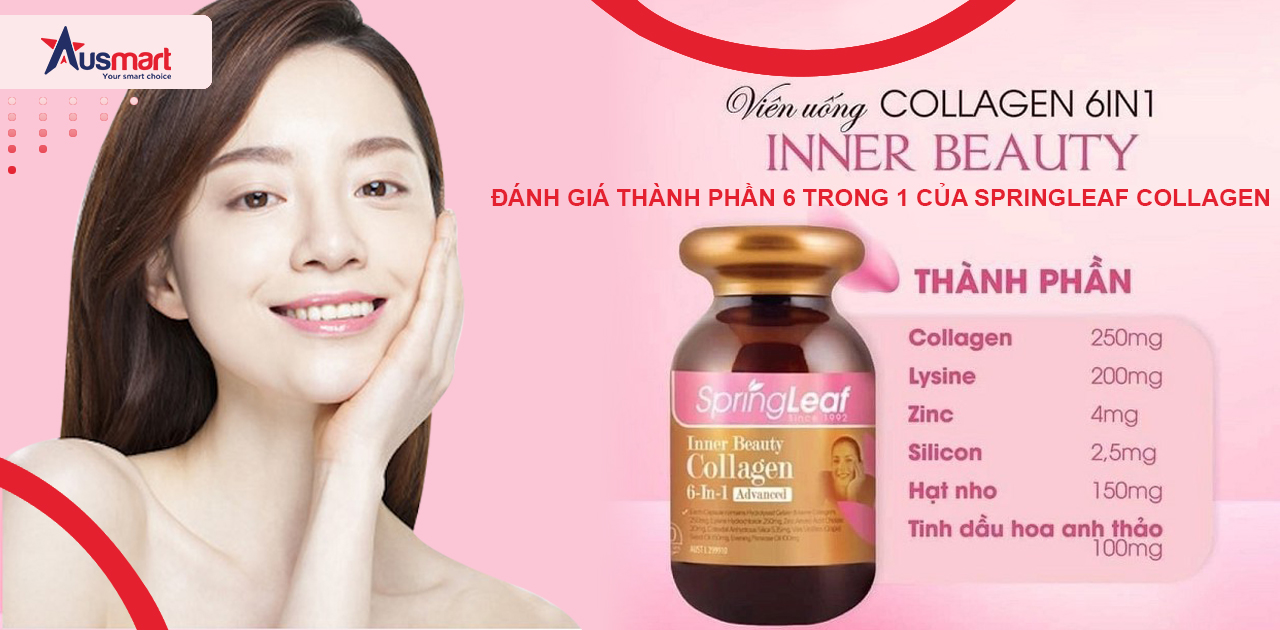 Thành phần 6 trong 1 của Springleaf Collagen