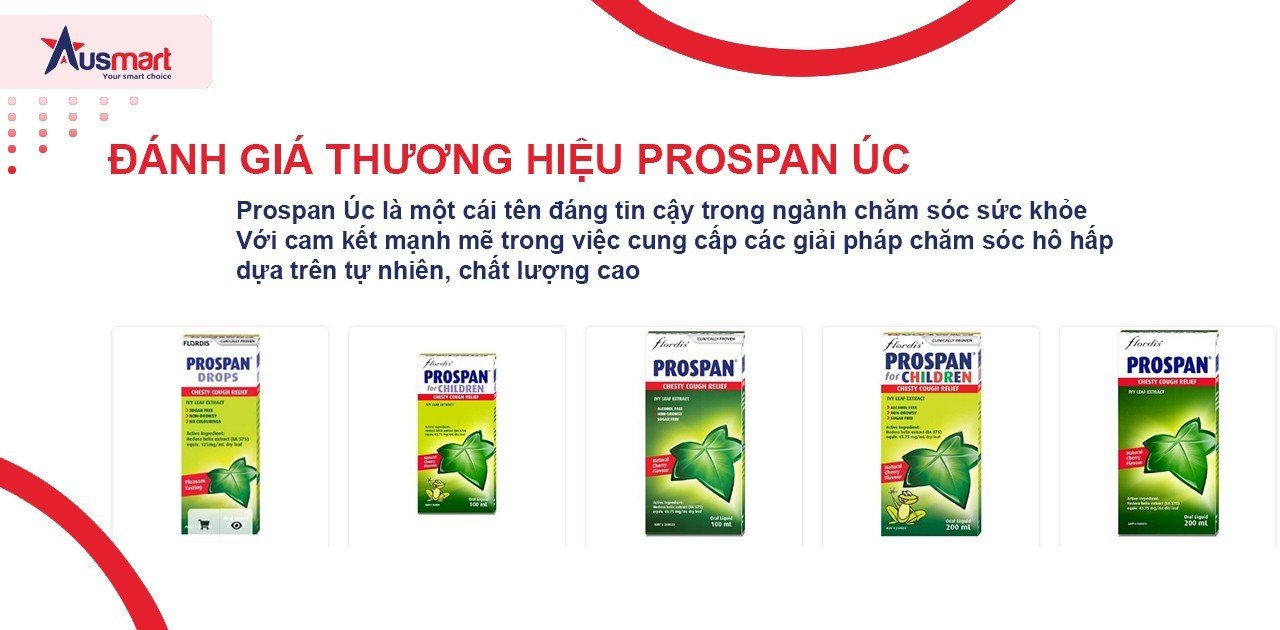 Đánh giá thương hiệu Prospan Úc