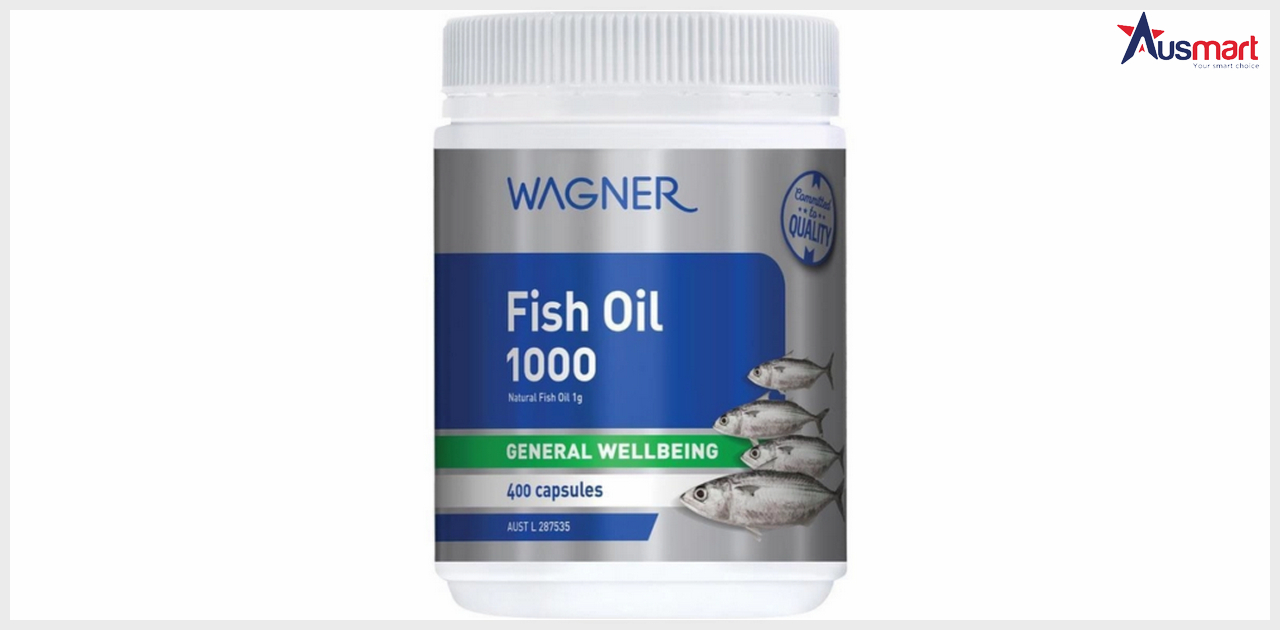 Dầu cá Omega 3 Wagner Fish Oil 1000mg của Úc 400 viên