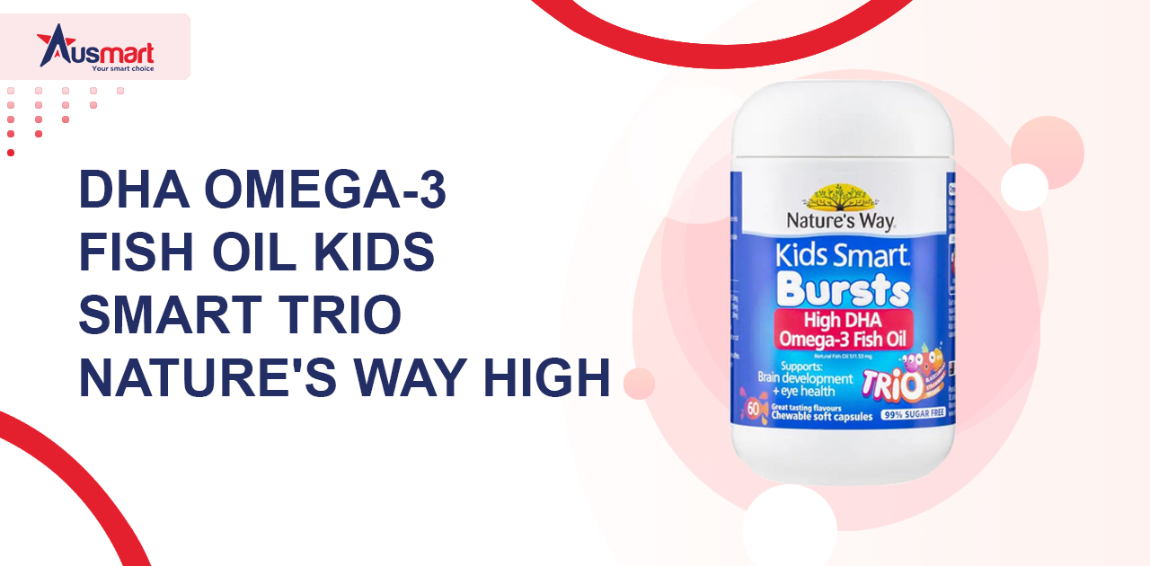 DHA Omega-3 Fish Oil Kids Smart Bursts Nature's Way High