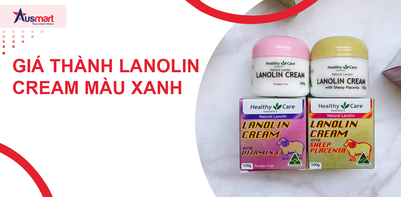 Giá thành Lanolin Cream màu xanh