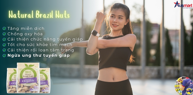 Công dụng của hạt hạch Brazil Nut hữu cơ Macro