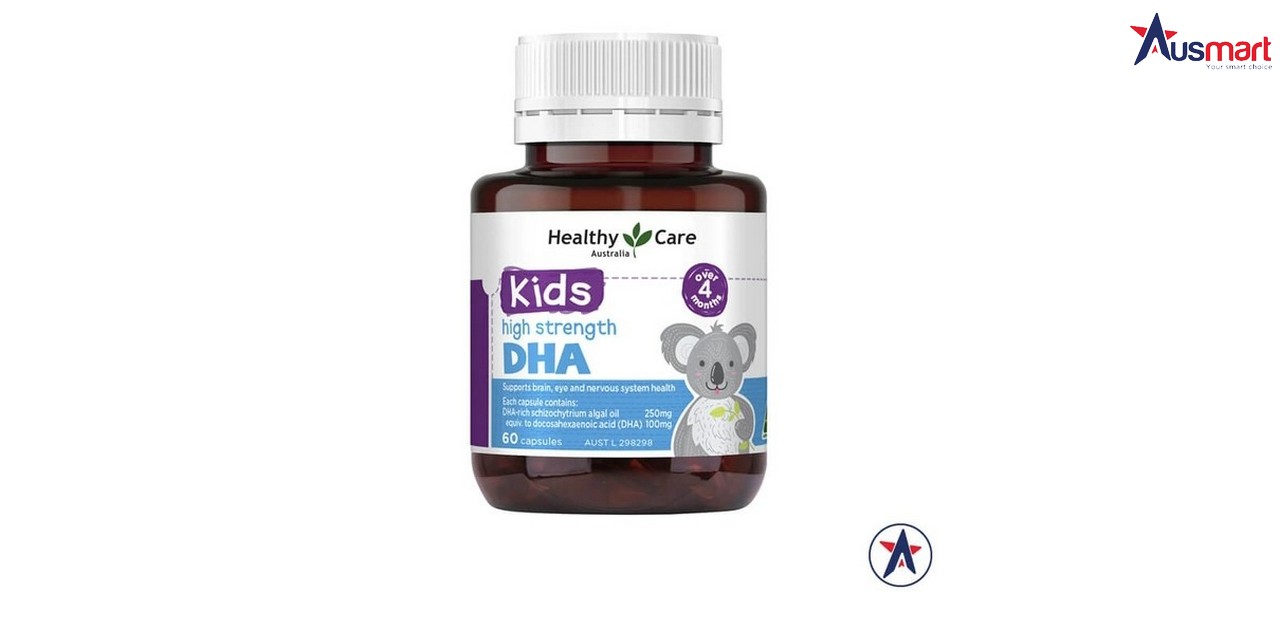 Healthy Care cho bé của Úc Kids High Strength DHA