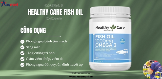 Công dụng của Omega 3 Healthy Care Công dụng của Omega 3 Healthy Care