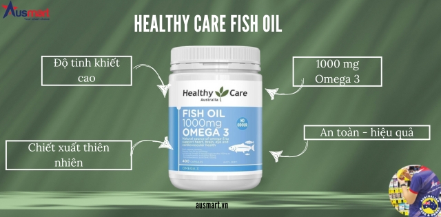 Ưu điểm của viên dầu cá Omega 3 Healthy Care Ưu điểm của viên dầu cá Omega 3 Healthy Care