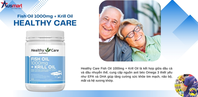 Dầu cá nhuyễn thể Healthy Care Fish Oil 1000mg Krill Oil là gì Dầu cá nhuyễn thể Healthy Care Fish Oil 1000mg Krill Oil là gì