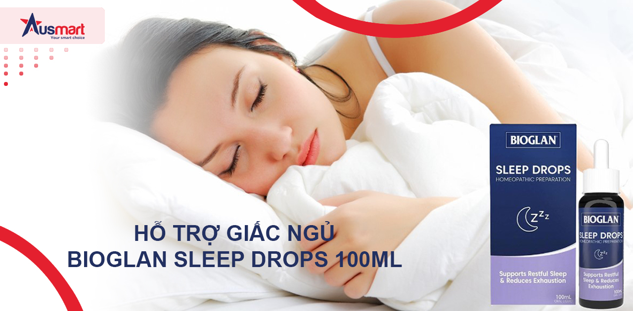 Hỗ trợ giấc ngủ Bioglan Sleep Drops 100ml