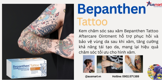 Kem chăm sóc sau xăm Bepanthen Tattoo Aftercare Ointment