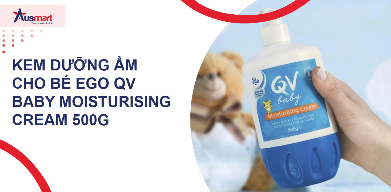 Kem dưỡng ẩm cho bé Ego QV Baby Moisturising Cream 500g