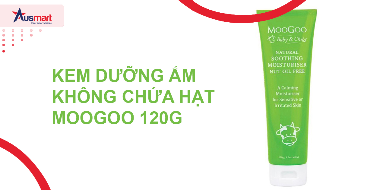 Kem dưỡng ẩm không chứa hạt MooGoo 120g